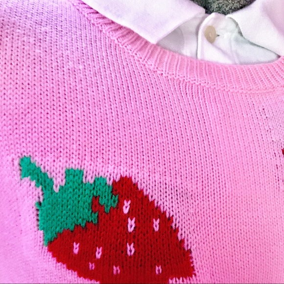 🌸🍓❝Strawberry Sweater Vest❞🌸🍓 - Picture 2 of 4